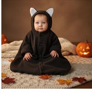 Tucano kitty kitty buntings Halloween costume size 0-6 months